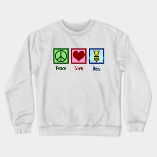 Peace Love Bees Crewneck Sweatshirt